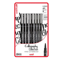 set de uni pin fineliner markere de caligrafie 8 buc ro unip238212801