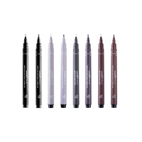 set de uni pin markere fineliner creative strokes 8 buc ro unip238212800