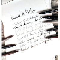 set de uni pin markere fineliner creative strokes 8 buc ro unip238212800