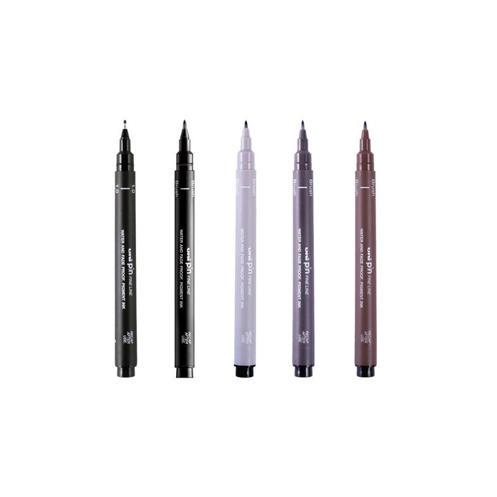 set de uni pin markere fineliner flow and flourish 5 buc ro unip238212797