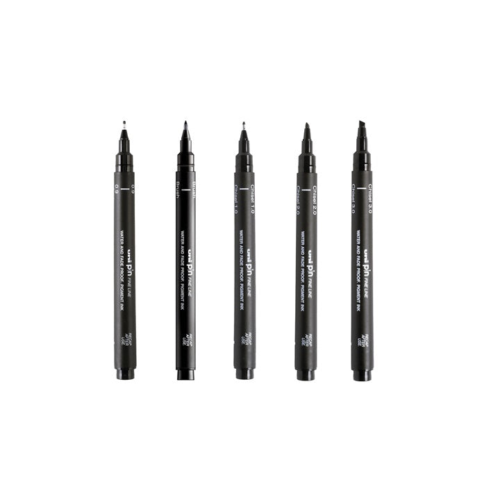 set de uni pin markere fineliner love lettering 5 buc ro unip238212798