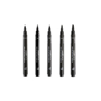 set de uni pin markere fineliner love lettering 5 buc ro unip238212798