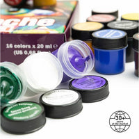 set de vopsea guasa compozita premium art ro kztgoupr16x20