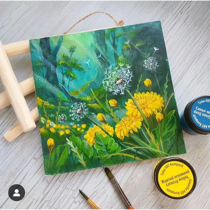 set de vopsea guasa compozita premium art ro kztgoupr24x20