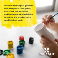 set de vopsea guasa compozita premium art ro kztgoupr24x20