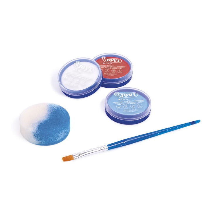 set de vopsea pentru fata adventure cu accesorii 3 x 8 ml ro jov174ad