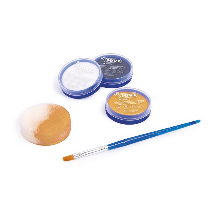 set de vopsea pentru fata animal cu accesorii 3 x 8 ml ro jov174an