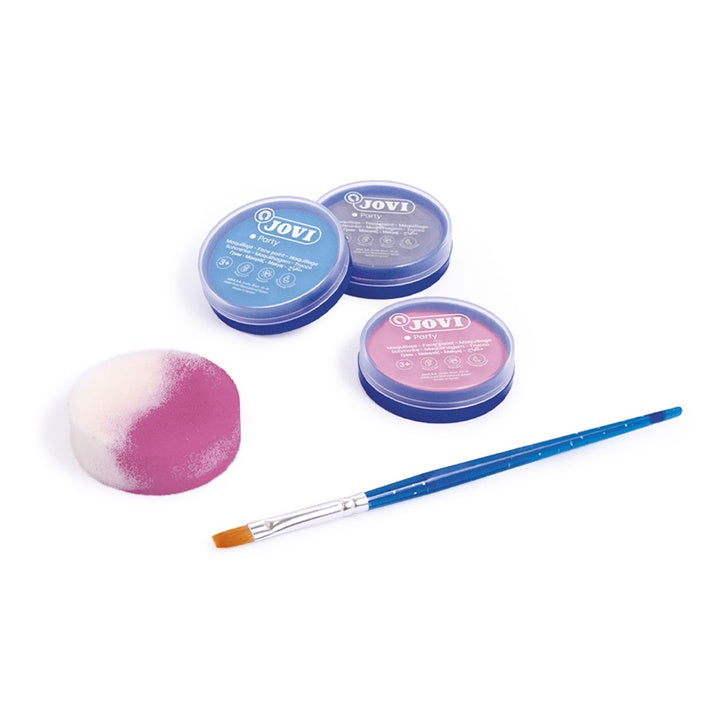 set de vopsea pentru fata fantasy cu accesorii 3 x 8 ml ro jov174fa