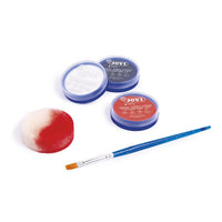 set de vopsea pentru fata scary cu accesorii 3 x 8 ml ro jov174sc