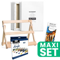 set de vopsele acrilice artmie cu suport ro wqxakrset4