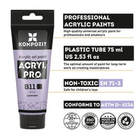 set de vopsele acrilice compozite acryl pro pastel ro kztacpp20x75