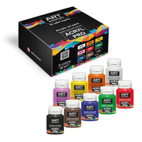 set de vopsele acrilice compozite acryl pro pro ro kztacp9x20