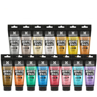set de vopsele acrilice metalice acryl pro kompozit 15x75 ml ro kztacp15x75
