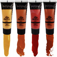 Set de vopsele acrilice metalizate Phoenix 8 x 21 ml