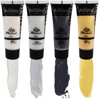 Set de vopsele acrilice metalizate Phoenix 8 x 21 ml