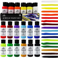 Set de vopsele acrilice Phoenix 18 x 59 ml