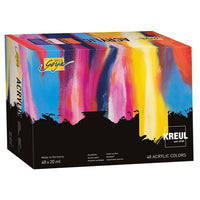 set de vopsele acrilice solo goya kreul 48 x 20 ml ro krl84178
