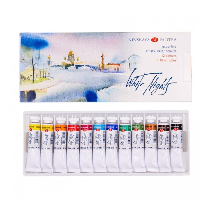 set de vopsele acuarela white nights ro nvp19411227