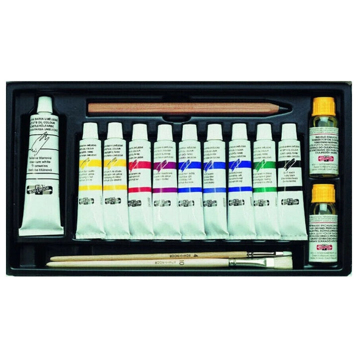 set de vopsele de ulei impression 16 ml x 10 buc ro khn16160300000