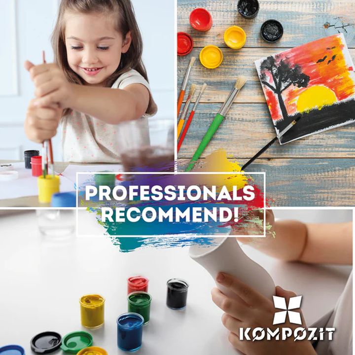 set de vopsele gouache classic de kompozit ro kztgoucl6x20
