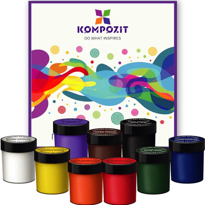 set de vopsele gouache classic de kompozit ro kztgoucl9x20