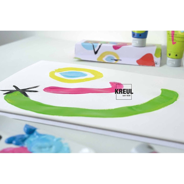 set de vopsele pentru copii kreul 8 x 20 ml ro krl43360