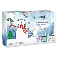 set de vopsele pentru sticla kreul hello winter ro krl42853