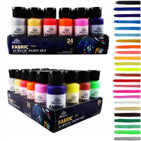 Set de vopsele pentru textile Phoenix 24 x 59 ml