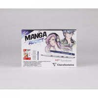 Set desen manga CLAIREFONTAINE Manga Addict Tombow A5 - 50 file