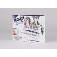Set desen manga CLAIREFONTAINE Manga Addict Tombow A5 - 50 file