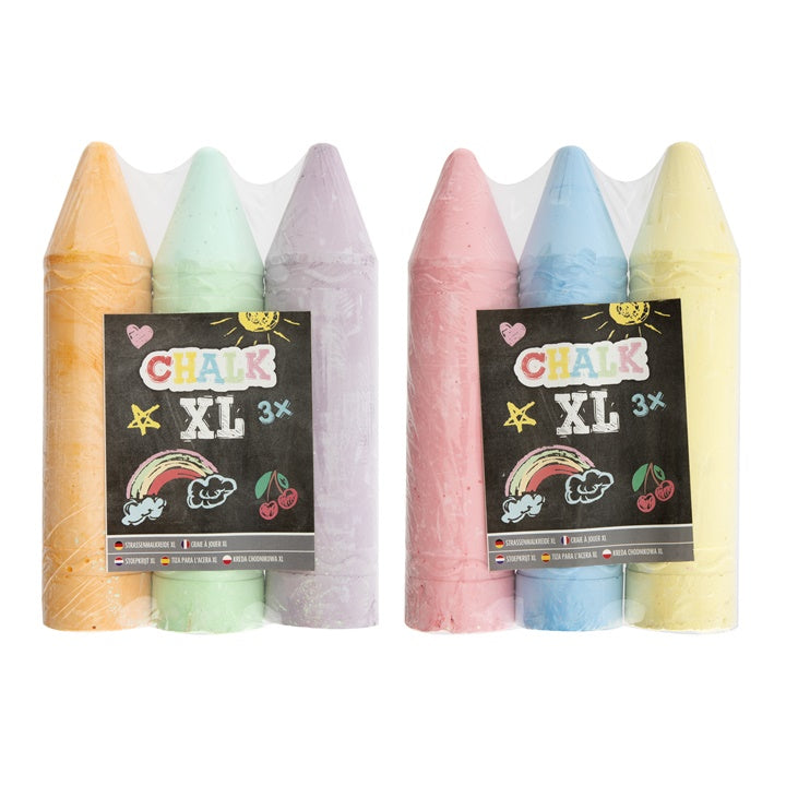 XL Set de cretă pentru trotuar – portocaliu în set