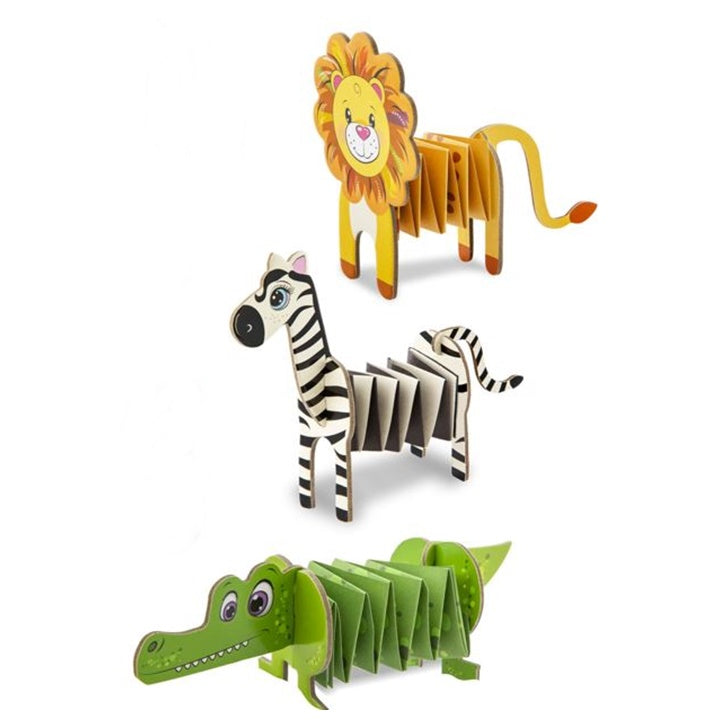 set diy de animale safari din hartie ro rms100107s
