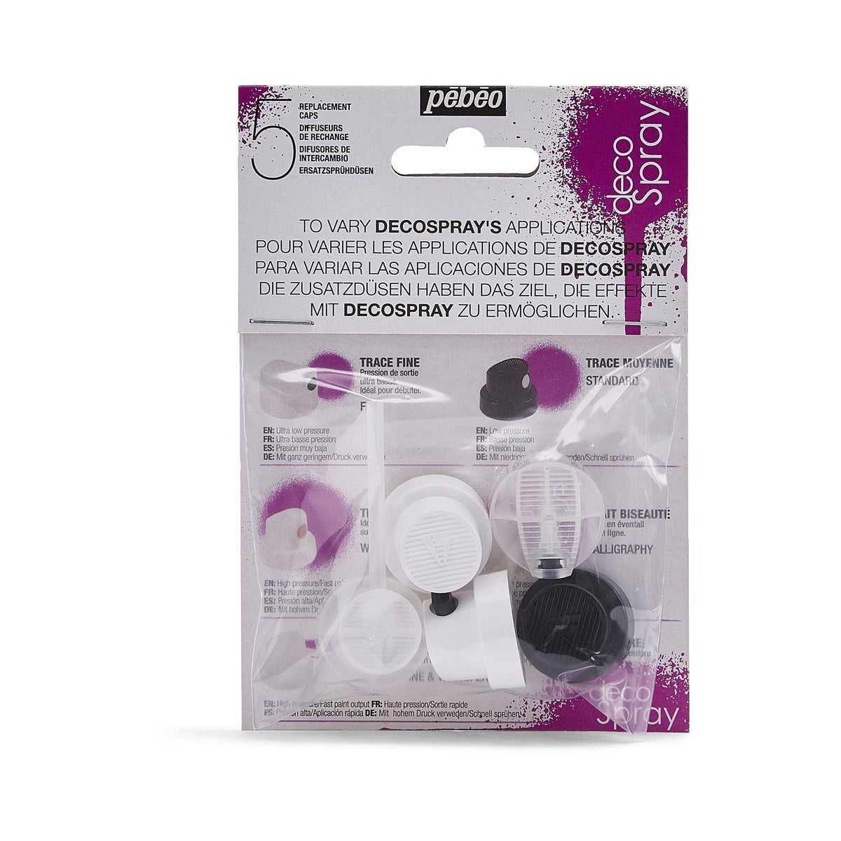 Set duze de rezervă pentru spray Pebeo – 5 buc