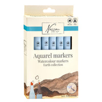 set markere acuarela nassau earth collection 7 buc ro rmsar0118 ge