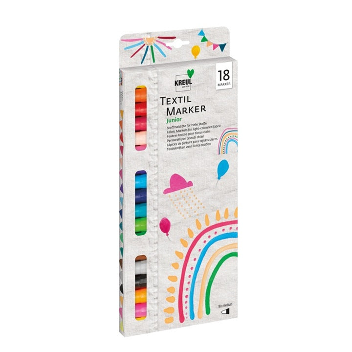 set markere kreul javana texi max sunny 18 buc ro krl90721
