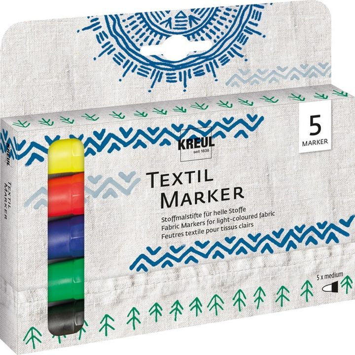 set markere kreul javana texi max sunny 5 buc ro krl90710