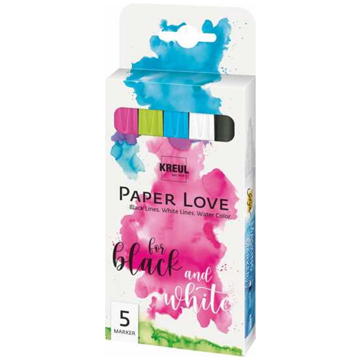 set markere kreul paper love 5 buc ro krl18199