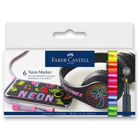 set markere neon faber castell 6 buc ro fbc160806