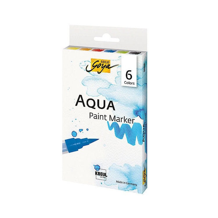 set markeri acuarela aqua solo goya 6 buc ro krl18180