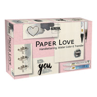 set paper love kreul pentru hand lettering 6 piese ro krl49933
