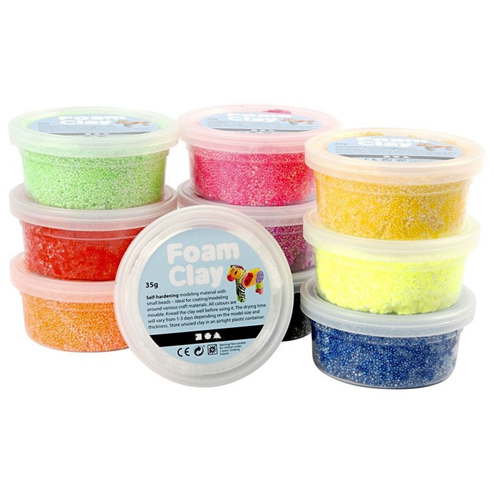 set pasta modelatoare foam clay 10 x 35g ro cch78930