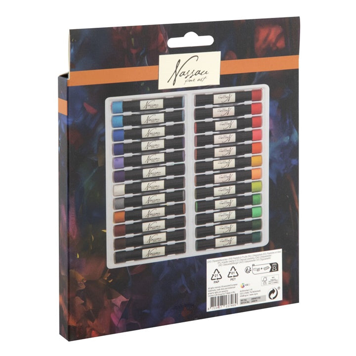 set pastel de ulei nassau 24 buc ro rmsar0407ge