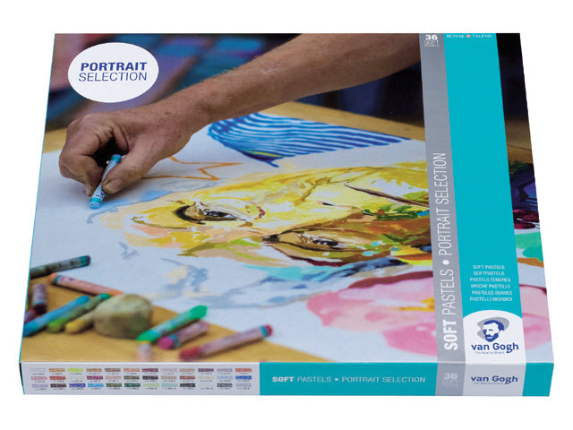 set pasteluri uscate portrait selection van gogh 36 piese ro rtl90820136