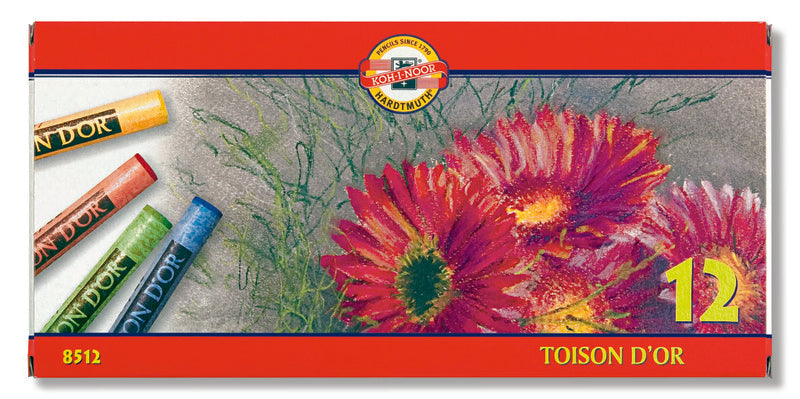 set pasteluri uscate toison d or koh i noor 12 piese ro khn8512
