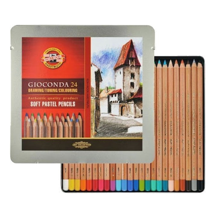 set pasteluri uscate toison d or koh i noor 24 piese ro khn8828024001pl