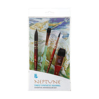 Set pensule acuarelă PRINCETON Neptune – 4 piese