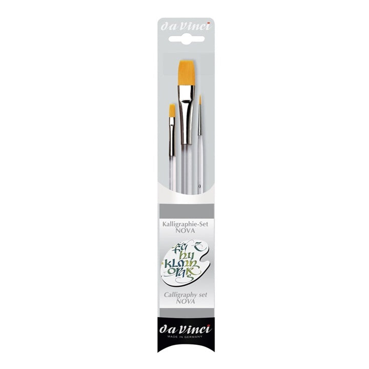 set pensule caligrafie da vinci micro nova ro dvc5116