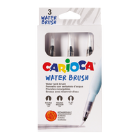 Set pensule cu rezervor de apă Carioca, 3 buc