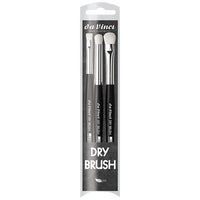set pensule da vinci dry brush 3 buc