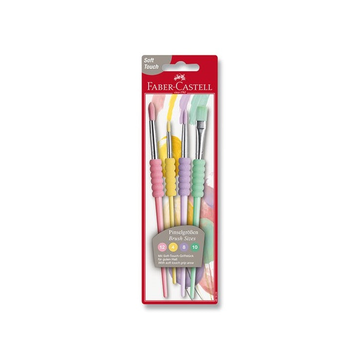 set pensule faber castell 4 buc ro fbc481620